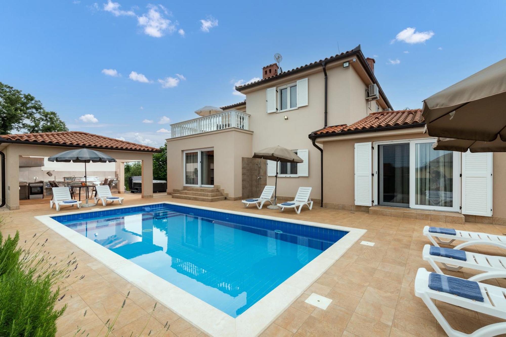 Villa Buroli With Pool, Sauna And Jacuzzi Extérieur photo